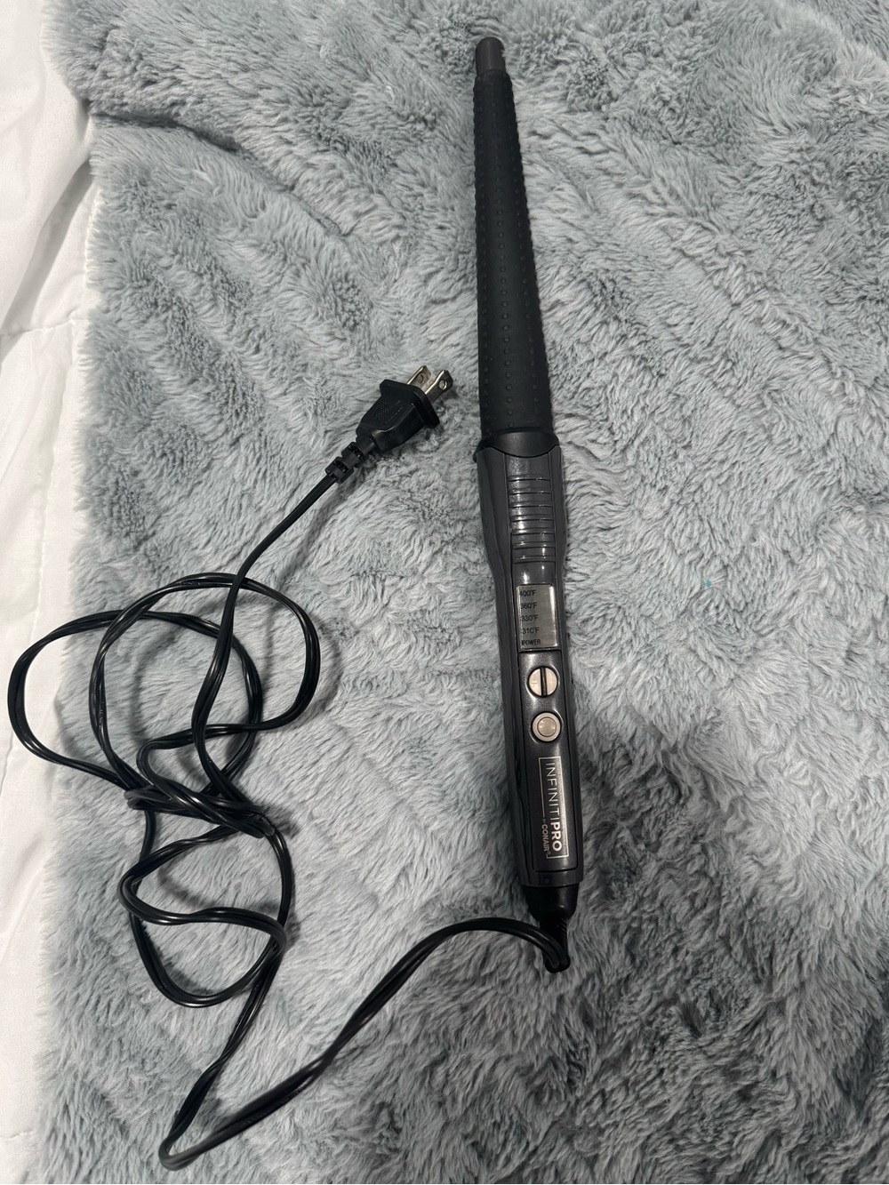 Conair InfinitiPRO Tapered Curling Wand Black Hair Curler